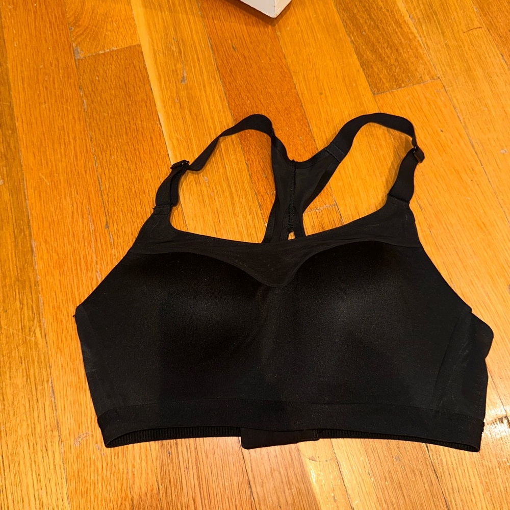 VSX Black Sports Bra with Racerback Design